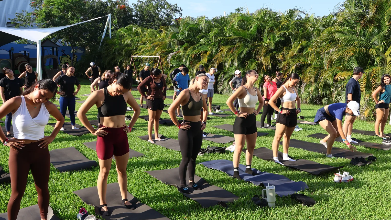 Clase grupal de Pilates